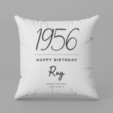 Thumbnail 7 - Classy 70th Birthday Year Personalised Cushion