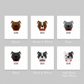 Thumbnail 2 - Personalised Staffordshire Bull Terrier Dog Cushion
