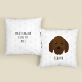 Thumbnail 6 - Personalised Cockapoo Dog Cushion