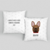Thumbnail 7 - Personalised French Bulldog Dog Cushion