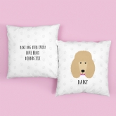 Thumbnail 6 - Personalised Poodle Dog Cushion