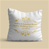 Thumbnail 3 - Personalised Golden Anniversary Cushion