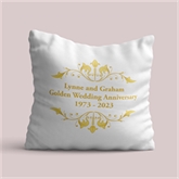 Thumbnail 4 - Personalised Golden Anniversary Cushion