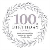 Thumbnail 5 - Personalised 100th Birthday Cushion