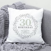Thumbnail 1 - Personalised 30th Birthday Cushion