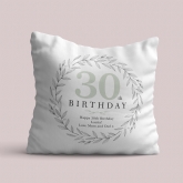 Thumbnail 4 - Personalised 30th Birthday Cushion