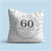 Thumbnail 3 - Personalised 60th Birthday Cushion