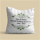 Thumbnail 4 - Personalised Emerald Anniversary Cushion