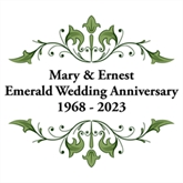 Thumbnail 5 - Personalised Emerald Anniversary Cushion