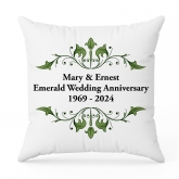 Thumbnail 5 - Personalised Emerald Anniversary Cushion