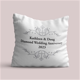 Thumbnail 2 - Personalised Diamond Anniversary Cushion