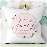 Thumbnail 1 - Personalised Best Auntie Ever Cushion