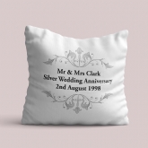 Thumbnail 3 - Personalised Silver Anniversary Cushion