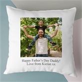 Thumbnail 1 - Personalised Happy Father's Day Photo Cushion