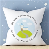Thumbnail 2 - Personalised Boys Christening Cushion