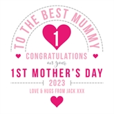 Thumbnail 2 - Personalised First Mother's Day Cushion