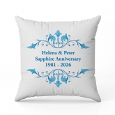 Thumbnail 4 - Personalised Sapphire Anniversary Cushion