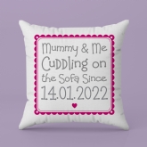 Thumbnail 3 - Personalised Cuddling Mummy Cushion