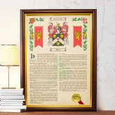 Thumbnail 1 - Personalised Coat of Arms & Surname History Print