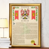 Thumbnail 1 - Personalised Coat of Arms & Surname History Print