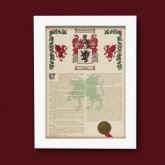 Thumbnail 6 - Personalised Coat of Arms & Surname History Print