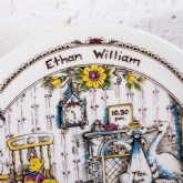 Thumbnail 2 - Personalised Heron China Birth Plate