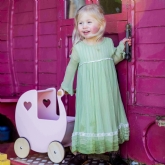 Thumbnail 3 - Wooden Doll Pram Push Along Toys