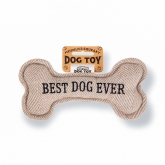 Thumbnail 2 - "Best Dog Ever" Squeaky Bone Dog Toy