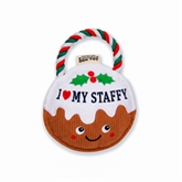 Thumbnail 10 - I Love my Dog Breed Christmas Pudding Dog Toys
