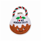 Thumbnail 7 - I Love my Dog Breed Christmas Pudding Dog Toys