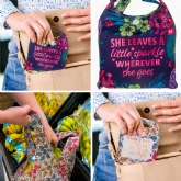 Thumbnail 1 - Sparkle Slogan Shopper Bags