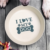 Thumbnail 2 - "I Love my Dog" Dog Bowl