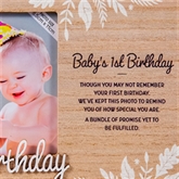 Thumbnail 2 -  Baby's 1st Birthday Photo Frame