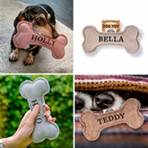 Thumbnail 1 - Named Squeaky Dog Toys