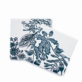 Thumbnail 1 - Kate Heiss Woodland Navy Set of Ceramic Coasters