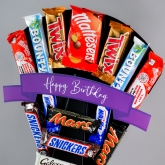 Thumbnail 3 - Happy Birthday Mars Variety Chocolate Bouquet