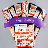 Thumbnail 7 - Happy Birthday Kinder Variety Chocolate Bouquet