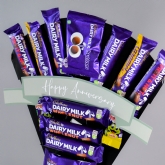 Thumbnail 3 - Happy Anniversary Dairy Milk Chocolate Bouquet
