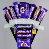 Thumbnail 7 - Happy Anniversary Dairy Milk Chocolate Bouquet