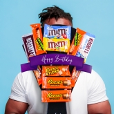 Thumbnail 2 - Happy Birthday Big USA Chocolate Bouquet