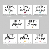 Thumbnail 2 - Hoppy Birthday Personalised Bunny Teddy 