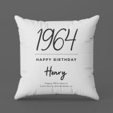 Thumbnail 6 - Personalised Classy 60th Birthday Year Cushion