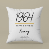 Thumbnail 5 - Personalised Classy 60th Birthday Year Cushion