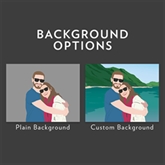Thumbnail 3 - Personalised Couples "Photo-to-Painting" Hand Illustrated Framed Prints