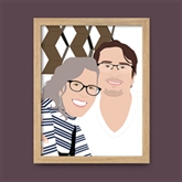 Thumbnail 9 - Personalised Family "Photo-to-Painting" Hand Illustrated Framed Prints
