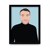 Thumbnail 12 - Personalised "Photo-to-Painting" Hand Illustrated Framed Prints for Him