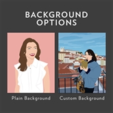 Thumbnail 3 - Personalised "Photo-to-Painting" Hand Illustrated Framed Prints for Her