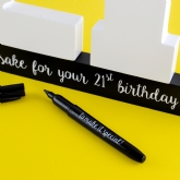 Thumbnail 4 - 21st Birthday Wooden Numbers and Pen