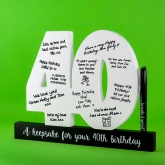 Thumbnail 1 - 40th birthday wooden numbers