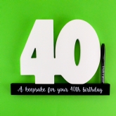 Thumbnail 6 - 40th birthday wooden numbers